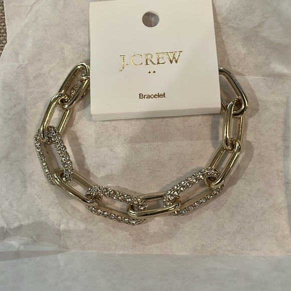 J. Crew Pavé Links Bracelet/NWT - Picture 3 of 7